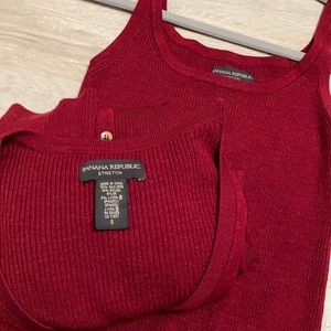 Banana Republic Matching Sweater and Tank top set